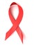 Aids awareness red ribbon