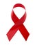 Aids awareness red ribbon