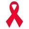 AIDS awareness red ribbon