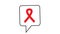 Aids awareness ribbon. Red ribbon HIV. Information animation on a medical theme. Red Ribbon Awareness. World AIDS Orphans Day. Wor