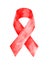 AIDS HIV support ribbon.