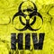 Aids virus concept background