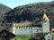 Aigle Castle ChÃ¢teau dâ€™Aigle or Adlerburg in the valley of the river Rhone or RhÃ´ne river and in the settlement of Aigle