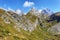 Aiguille de la Vanoise in Vanoise national park of french alps, France