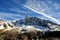 Aiguille du Dru in the Montblanc massif, French Alps