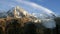 Aiguille du Midi and glacier of Bossons