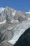 Aiguille du Midi and glacier des Bossons, France