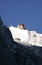 Aiguille du Midi summit with its landmark cable car station building