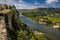 AiguÃ¨ze Alongside canyon of Ardeche river in France.