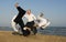 Aikido on the beach