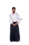 Aikido master standing still