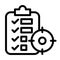 Aim Vector Thick Line Icon For Personal And Commercial Use.