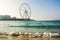 Ain Dubai ferris wheel at JBR beach