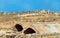 Ain Mizeh cisterns at Dougga, an ancient Roman town in Tunisia