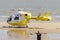 Air Ambulance on the beach