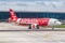 Air Asia Philippines Airbus A320 airplane Jakarta airport