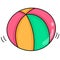 Air ball children play tool, doodle icon image