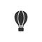 Air balloon icon in flat style. Aerostat vector illustration on white isolated background. Flying transport business concept