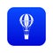 Air balloon journey icon digital blue