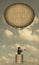 Air balloon, Steampunk style