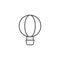 Air balloon thin line icon. Linear vector symbol