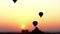 Air Balloons go Up in Sunrise in Bagan 2