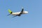 Air Baltic Airlines Boeing 737 leaving Riga International Airport