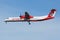 Air Berlin Bombardier DHC-8 Q400 D-ABQL passenger plane landing at Hamburg Airport