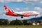 Air Berlin passenger plane at airport. Schedule flight travel. Aviation and aircraft. Air transport. Global