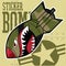 Air Bomb Flying Tiger Shark Mouth Sticker Vinyl Camo Vector