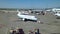 Air Canada airplanes prepare to flight at YVR airport