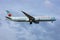 Air Canada Boeing 787-9 Dreamliner C-FGEO passenger plane arrival and landing at Vienna International Airport