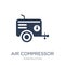 Air compressor icon. Trendy flat vector Air compressor icon on w