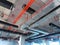 Air condition duct and other services above ceiling level