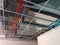 Air condition duct and other services above ceiling level