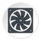 Air conditioner compressor unit icon circle