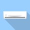 Air conditioner flat design icon