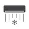 Air conditioner glyph icon