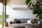 Air Conditioner in Minimalist Room Design