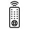 Air conditioner remote Isolated Vector Icon fully editable
