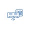 Air conditioner,split system line icon concept. Air conditioner,split system flat vector symbol, sign, outline