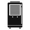 Air conditioner stand icon, simple style
