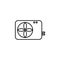 air conditioning outline icon. Element of equipment icon for mobile concept and web apps. Thin line air conditioning outline icon