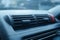 Air conditioning ventilation on car dashboard 1