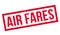 Air Fares rubber stamp