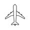 Air flight vector icon. route illustration sign. air tickets symbol. travel logo or mark.