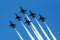 Air Force`s Thunderbirds flew over New York City in a salute toessential personnel during the coronavirus COVID-19 pandemic