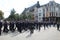Air force soldiers arriving on the Prince day Parade in The Hague