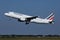 Air France Airbus taking off from Amsterdam Schiphol Airport AMS