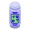 Air freshener bottle icon, isometric style